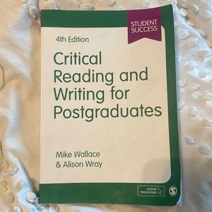 Critical Reading and Writing for Postgraduates 4th edition